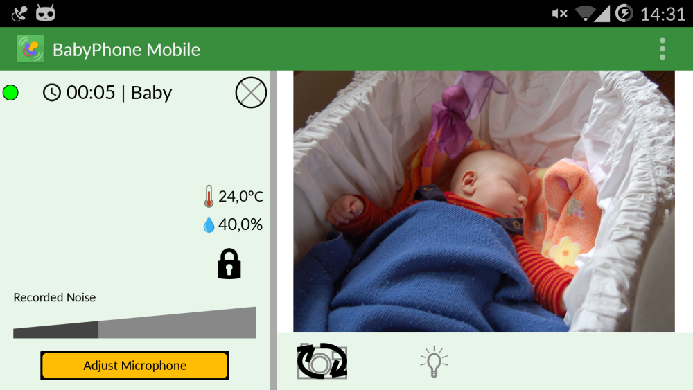BabyPhone Mobile screenshot